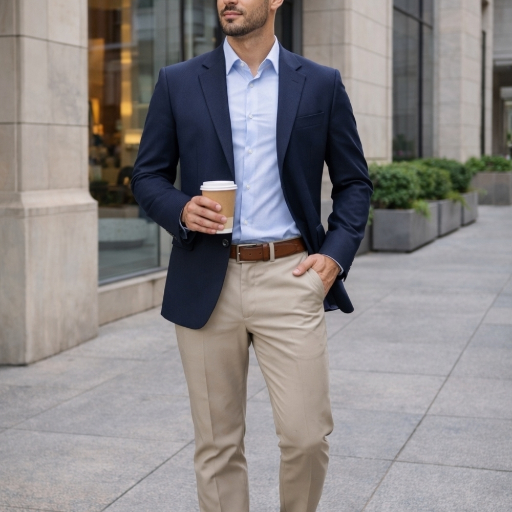 Antas Classic Newport Khaki Chinos Size 38 New